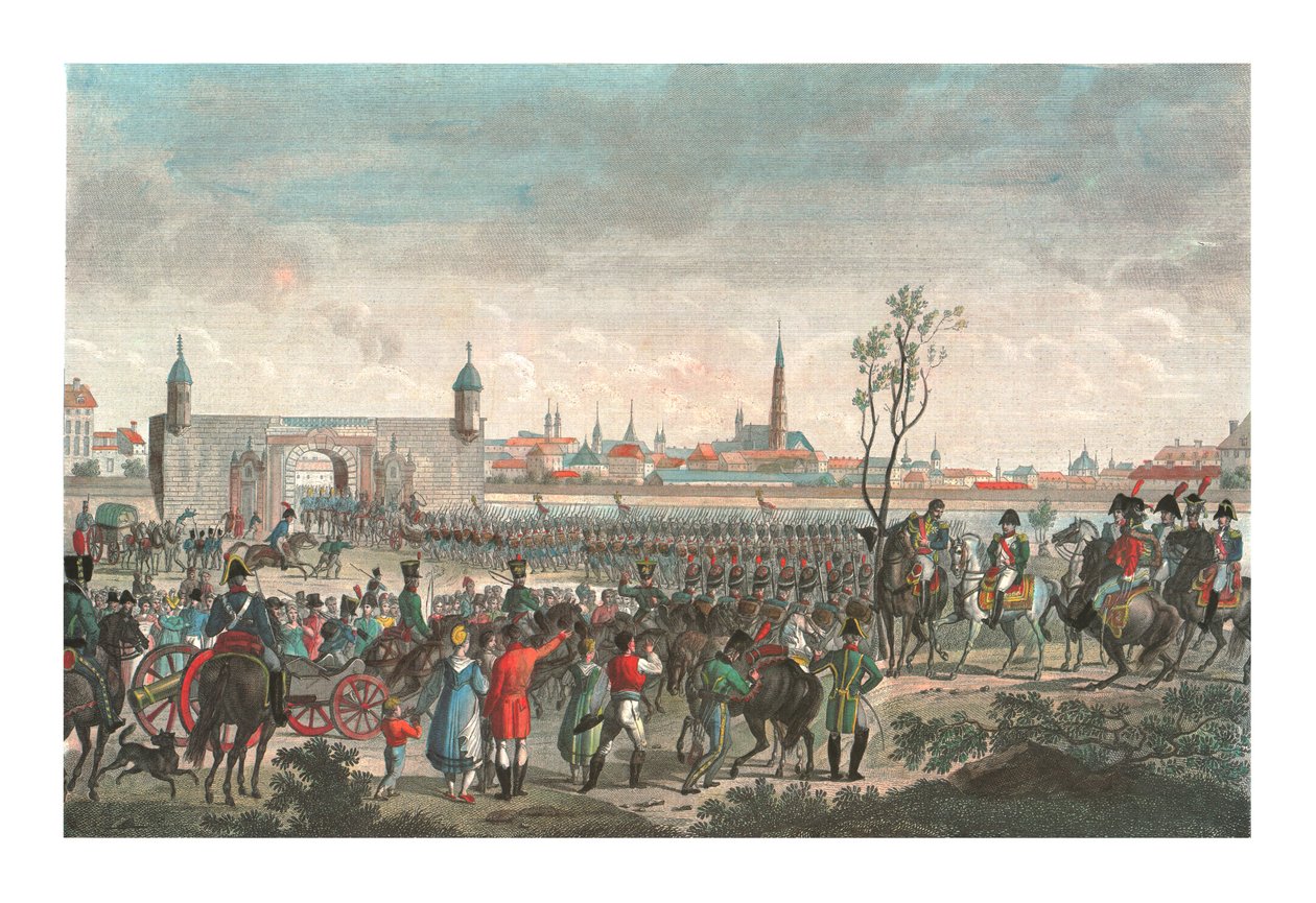 Franskmennenes inntog i Wien, 14. november 1805, c1850 av François Pigeot
