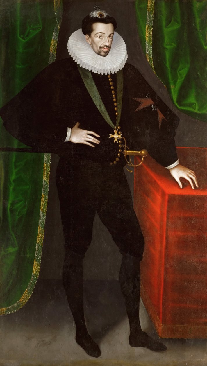 Portrett av Henrik III av Frankrike, konge av Polen og storhertug av Litauen av François Quesnel