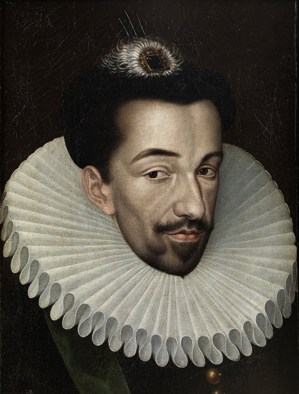 Portrett av Henrik III av Frankrike, konge av Polen og storhertug av Litauen, 1580-tallet av François Quesnel
