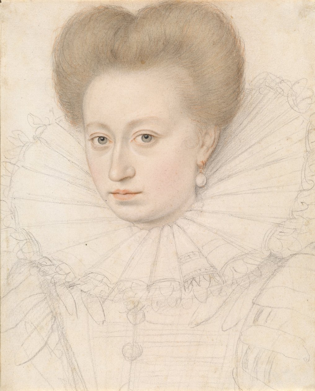Portrett av en adelskvinne (Madame de Pellegars?) av François Quesnel