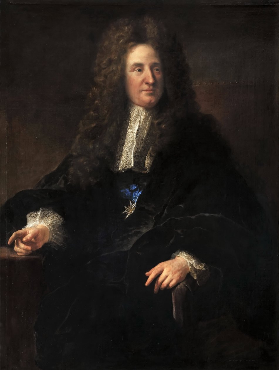 Portrett av Jules Hardouin-Mansart 1646-1701 av François Troy de