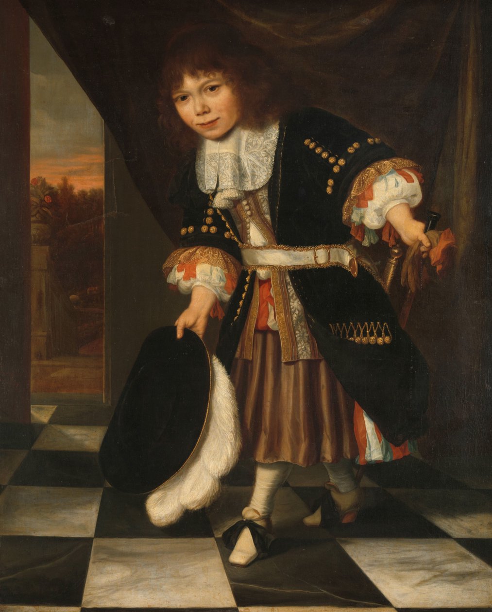 Portrett av en gutt, kalt The Young Son of Admiral van Nes (Admiralens sønn) av François Verwilt