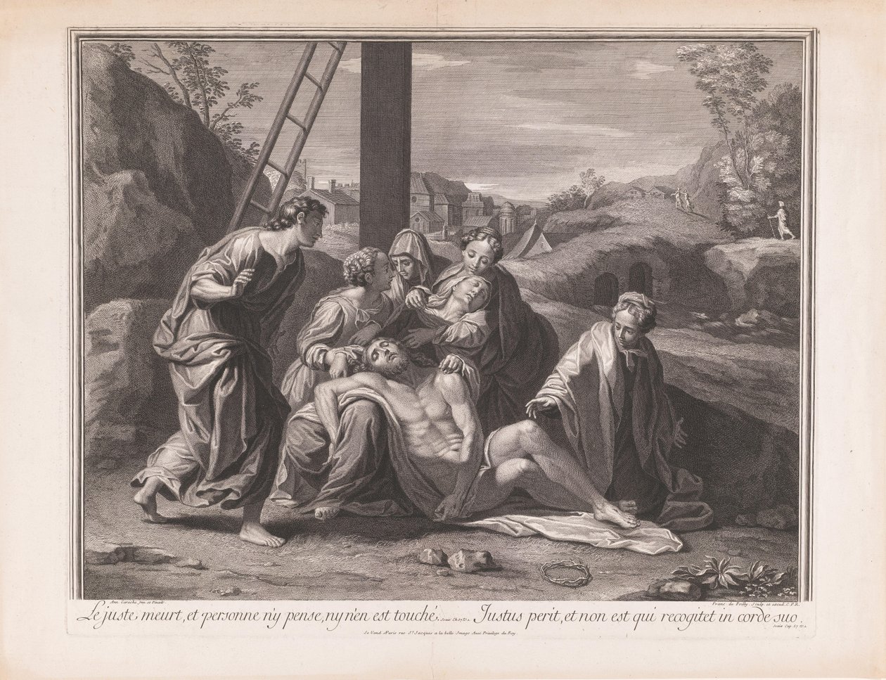 Skjelvende av François de Poilly (I)
