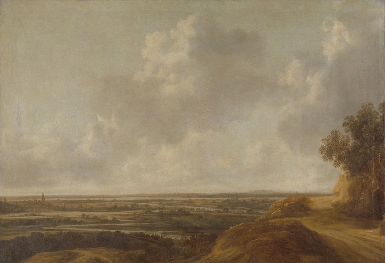 Panoramalandskap Panorama på landsbygda rundt Kleve av François van Knibbergen