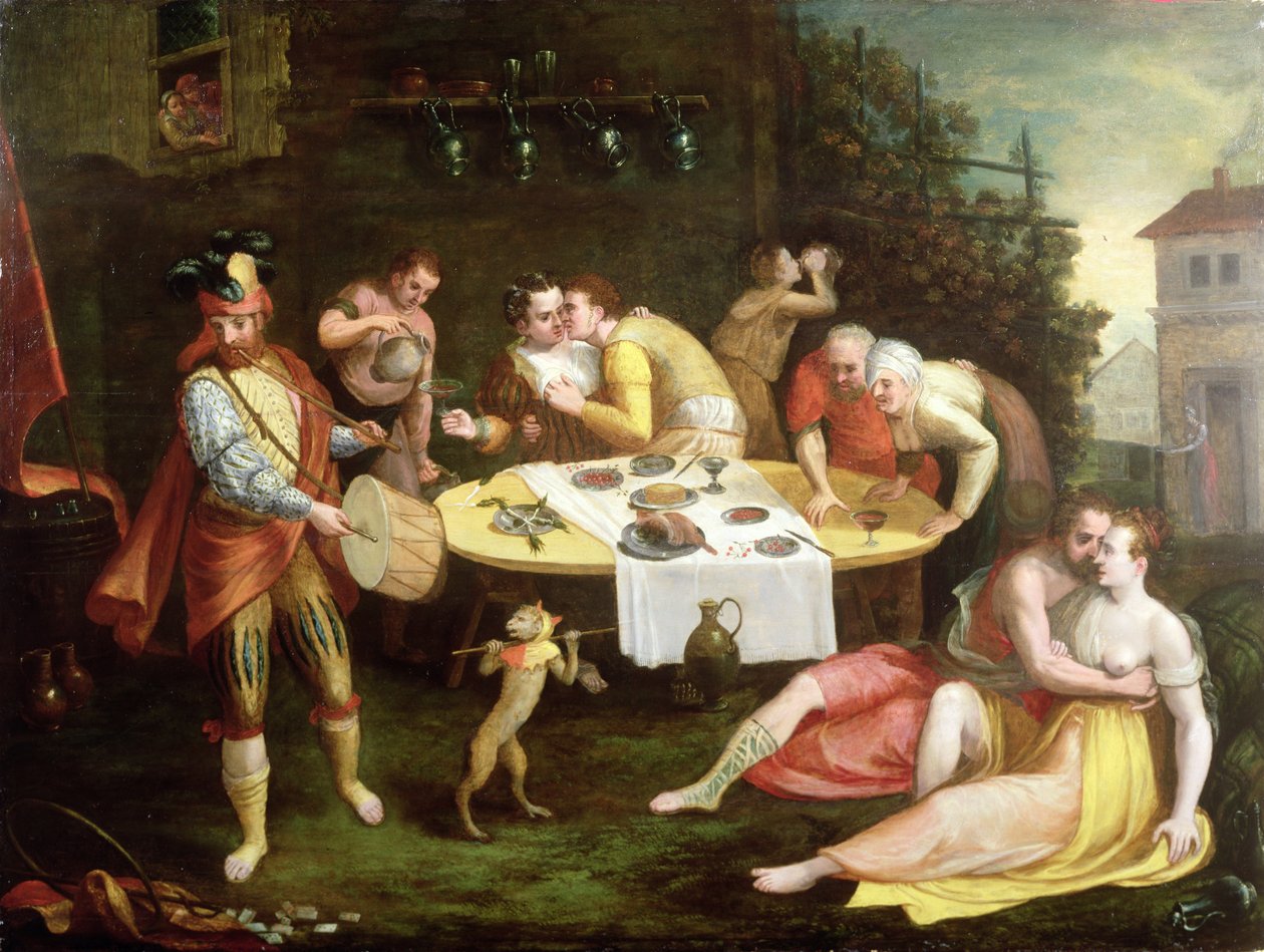En bankett av kjærlighet av Frans Floris