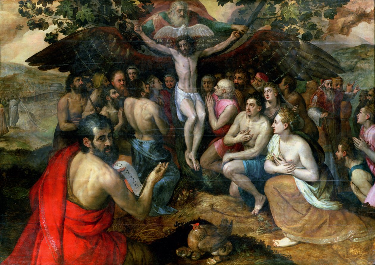 Allegori om treenigheten av Frans Floris