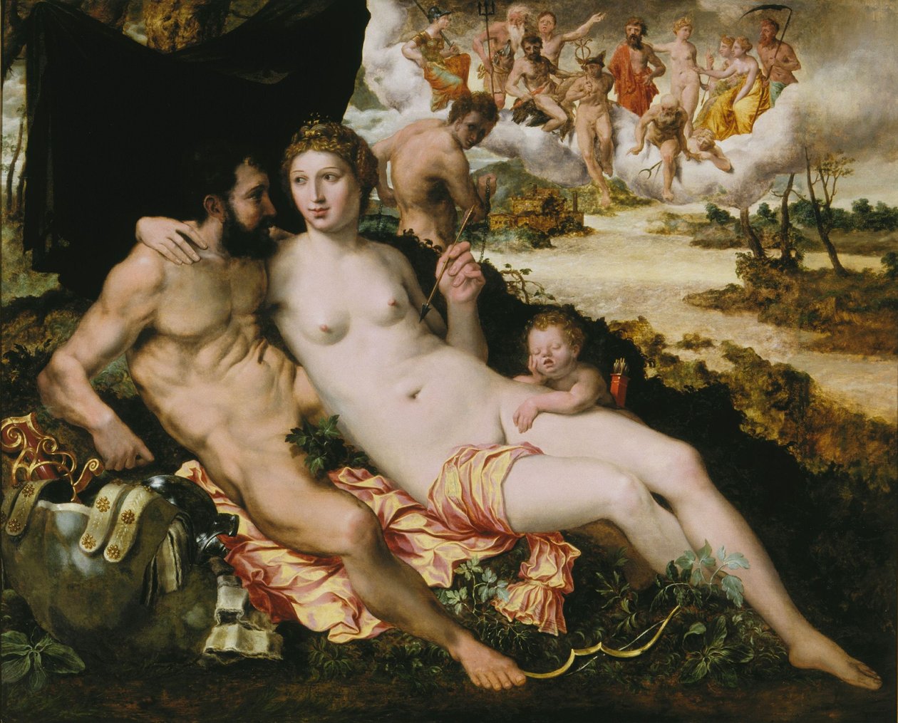 Venus og Mars av Frans Floris
