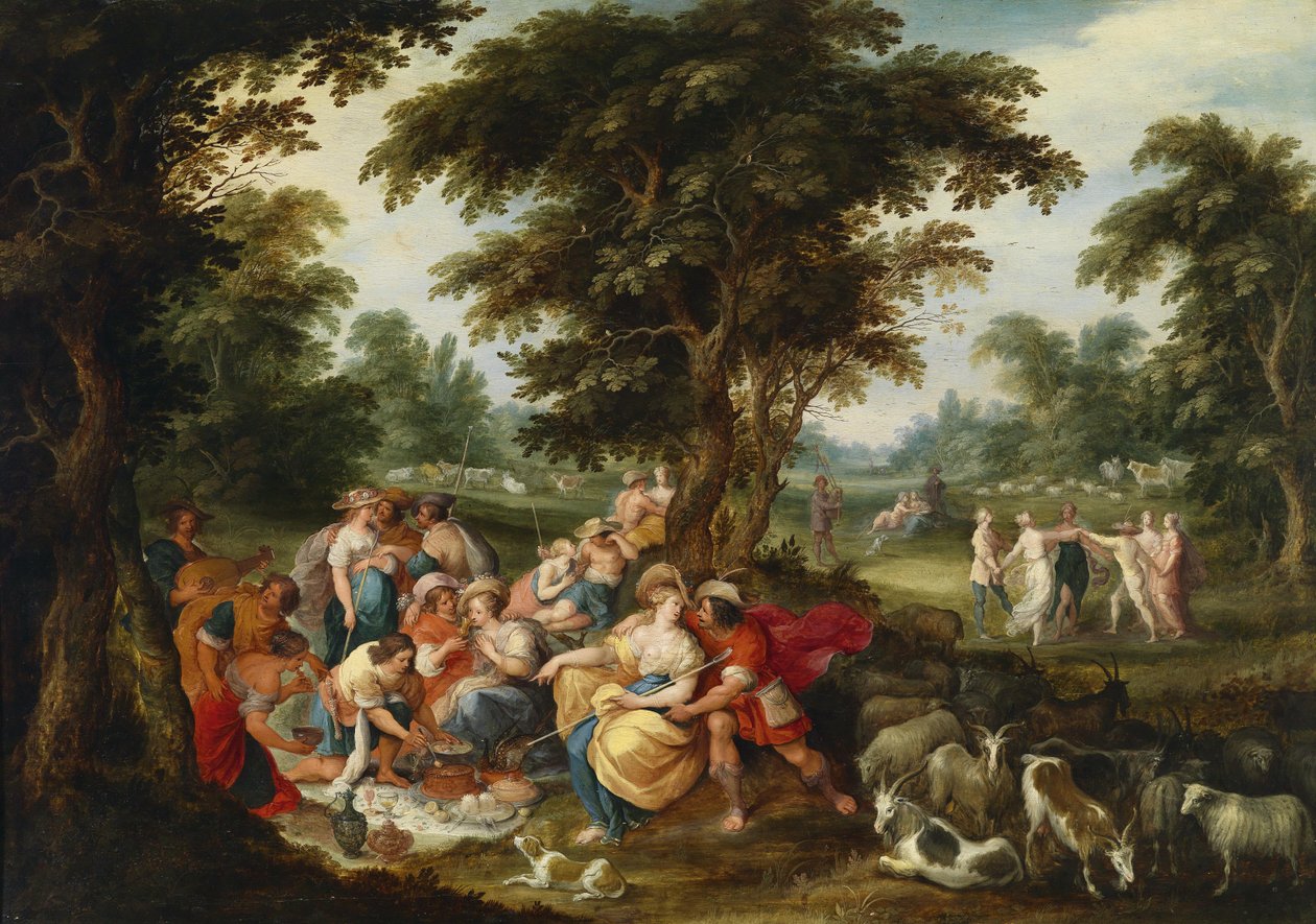 Arcadia - The Golden Age av Frans II Francken the Younger
