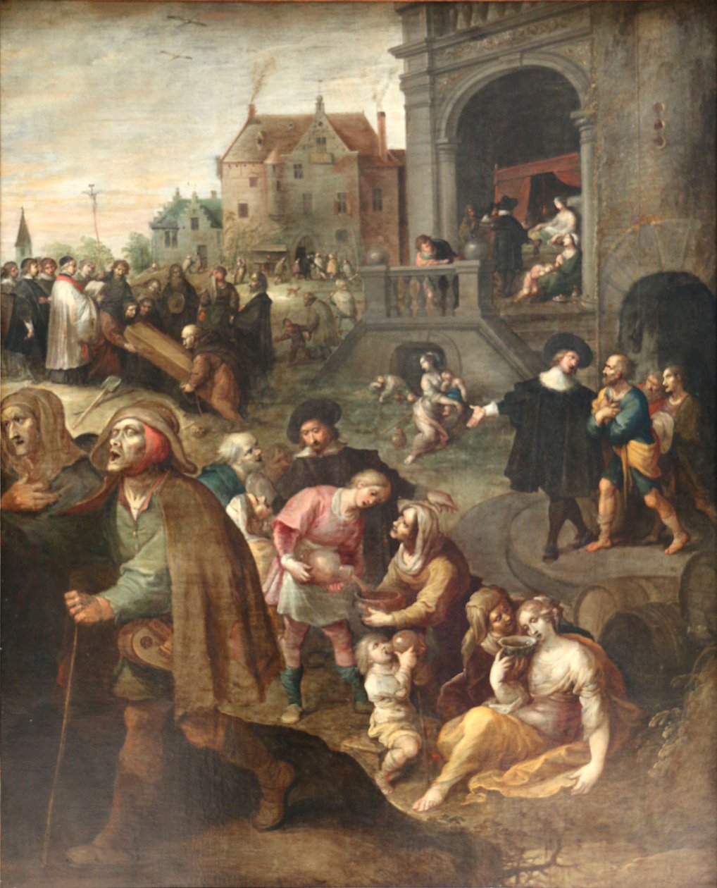 Barmhjertighetsverk av Frans Francken the Younger