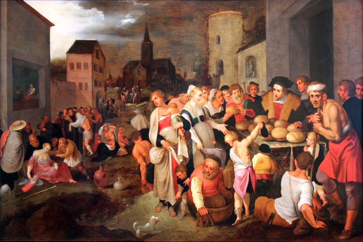 The Seven Works of Mercy av Frans II Francken the Younger