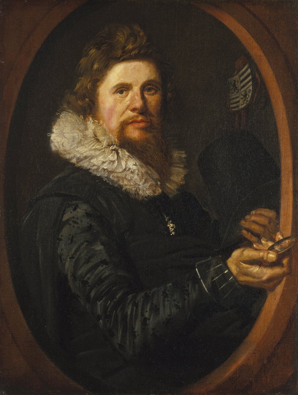 Portrett av en mann av Frans Hals