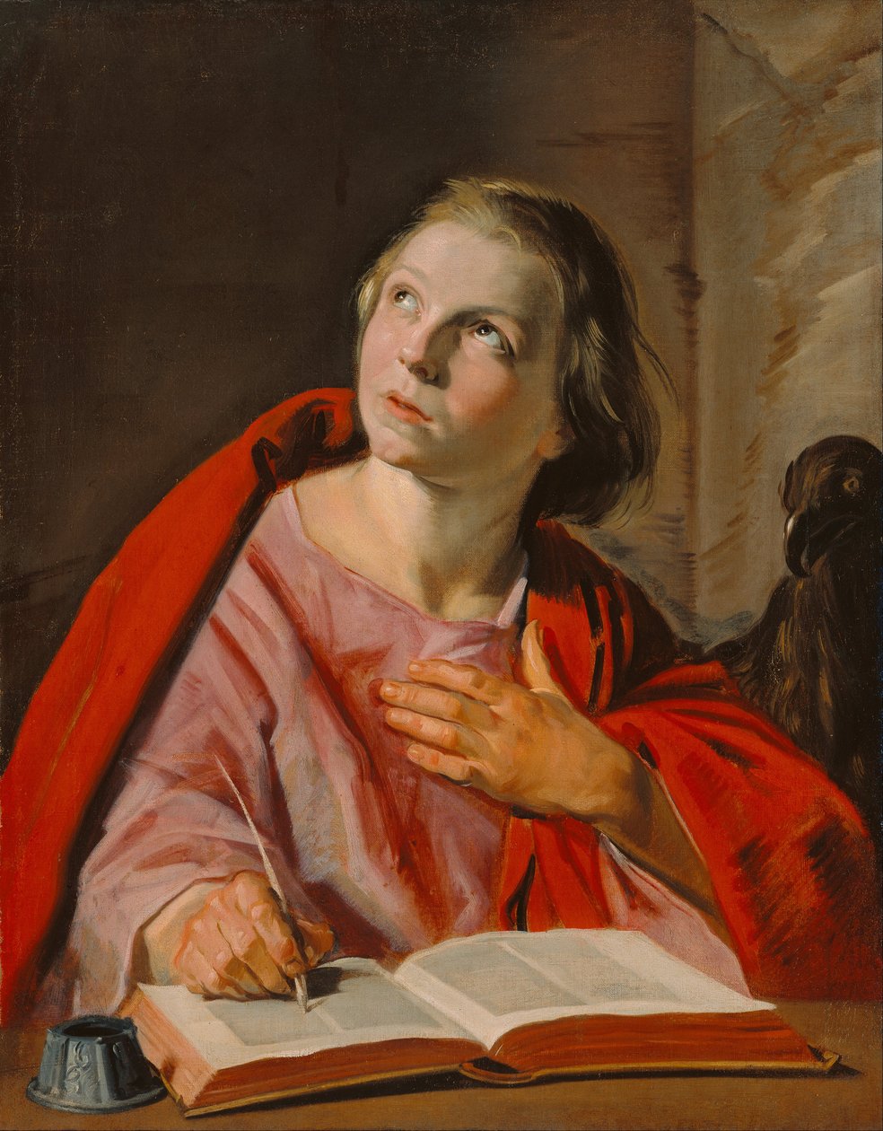 Den hellige Johannes evangelisten av Frans Hals