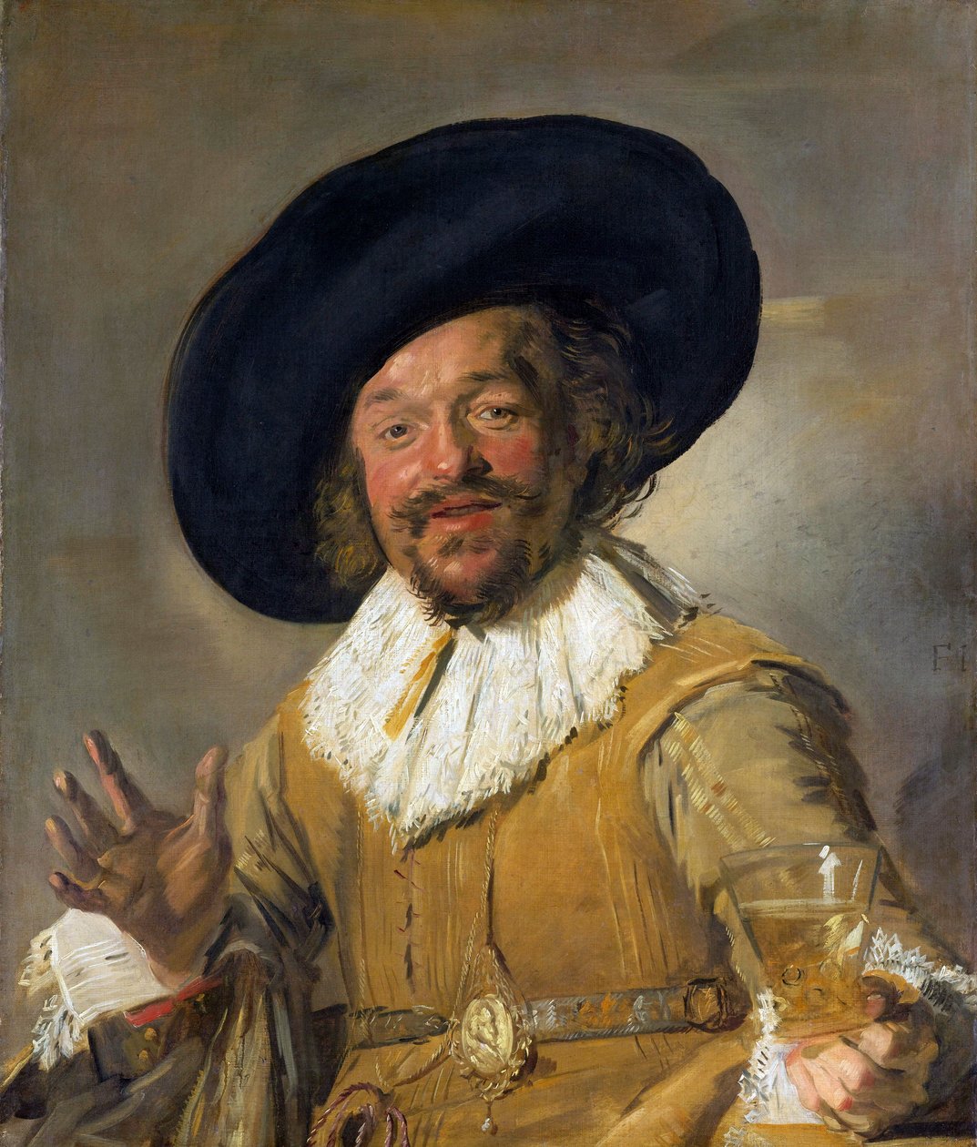 Den lystige drikkeren av Frans Hals