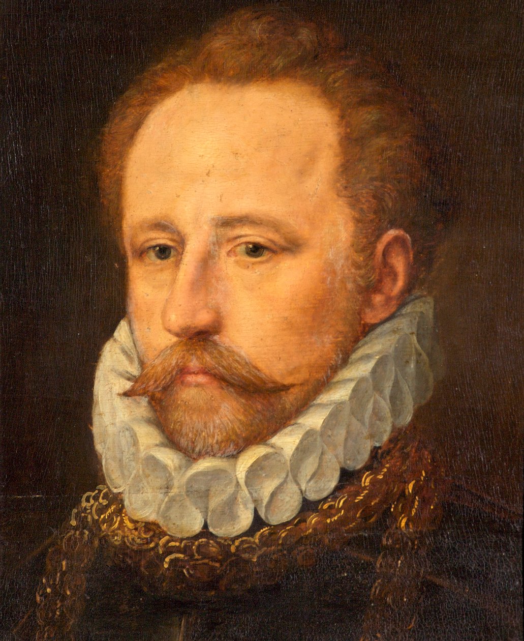 Portrett av en skjeggete herre i rustning, ca. 1570 av Frans I Pourbus