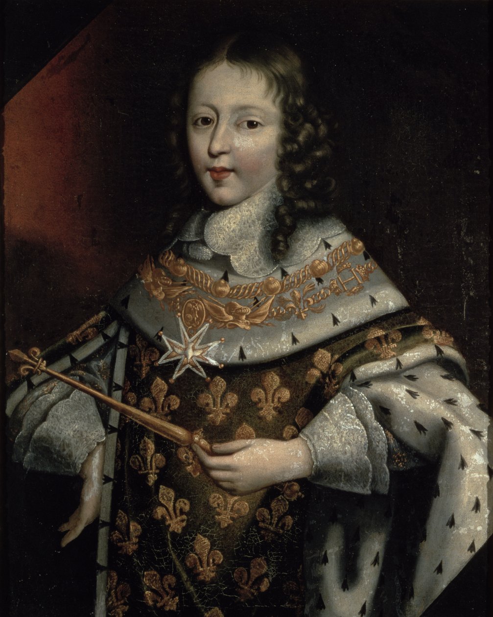 Portrett av Ludvig XIV (1638-1715) som gutt av Frans II Pourbus