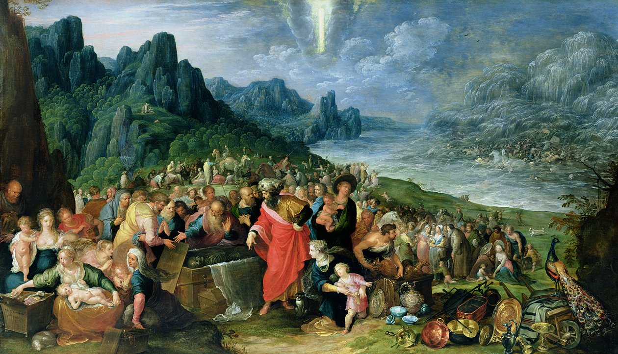 Israelittene på bredden av Rødehavet, 1621 av Frans II Francken the Younger