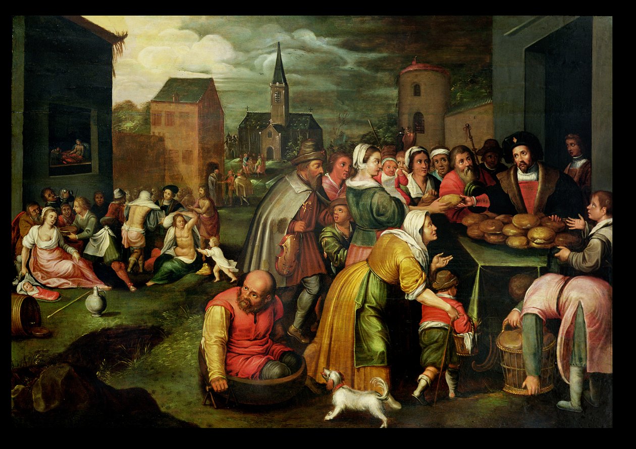 De syv barmhjertighetsgjerninger av Frans II Francken the Younger