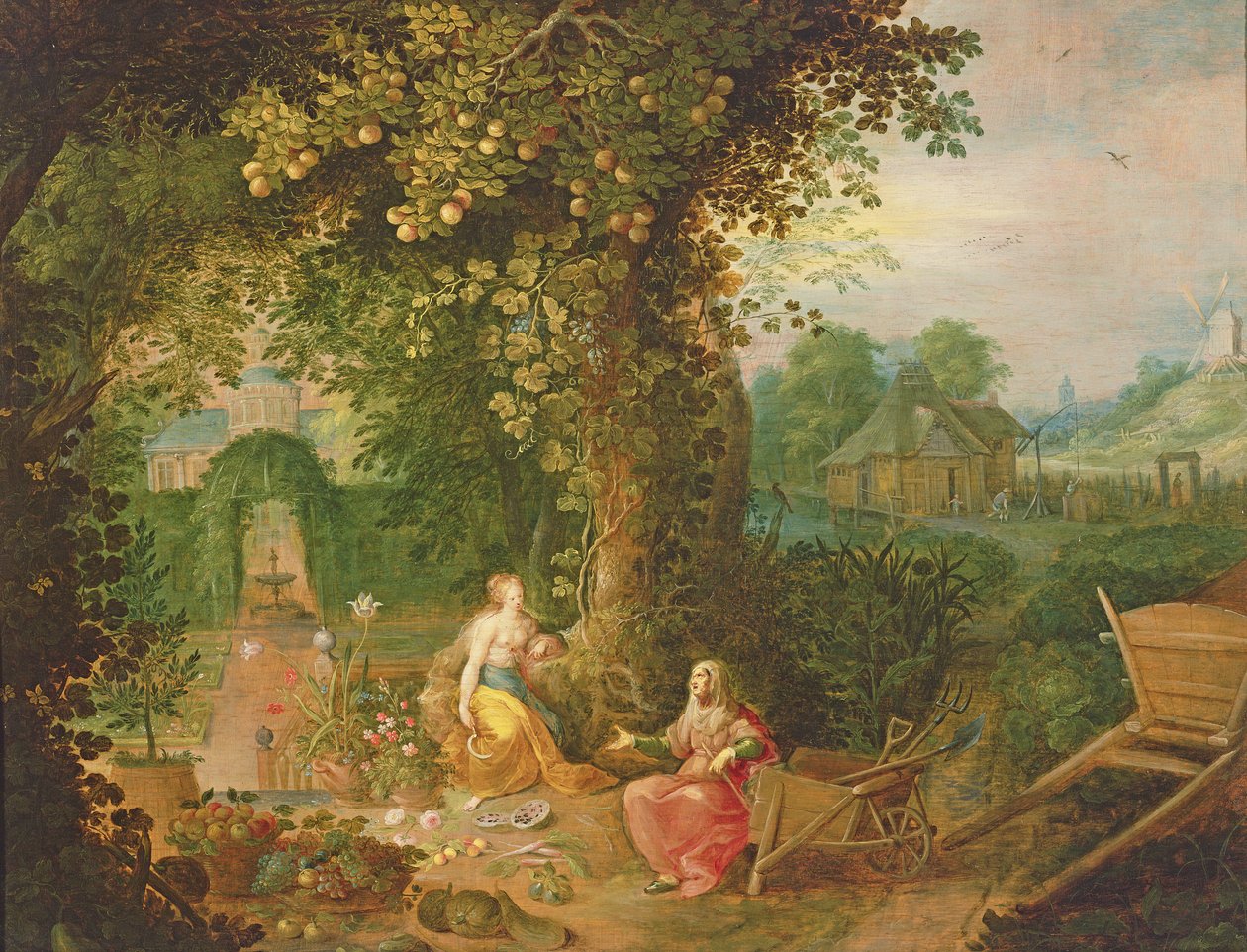 Vertumnus og Pomona av Frans II Francken the Younger