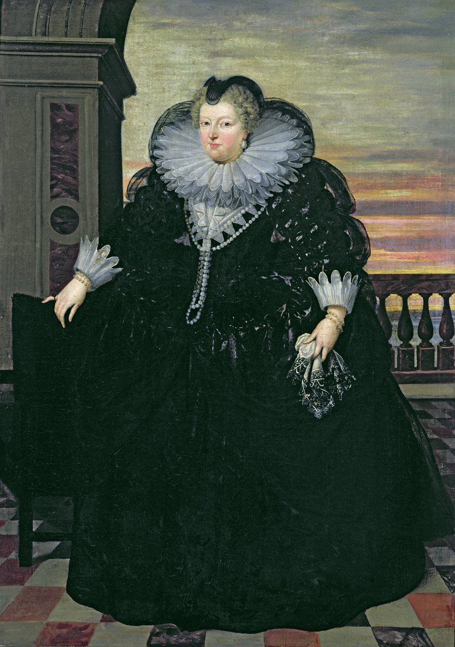 Marie de Medici (1573-1642) Dronning av Frankrike, 1617 av Frans Pourbus the Younger