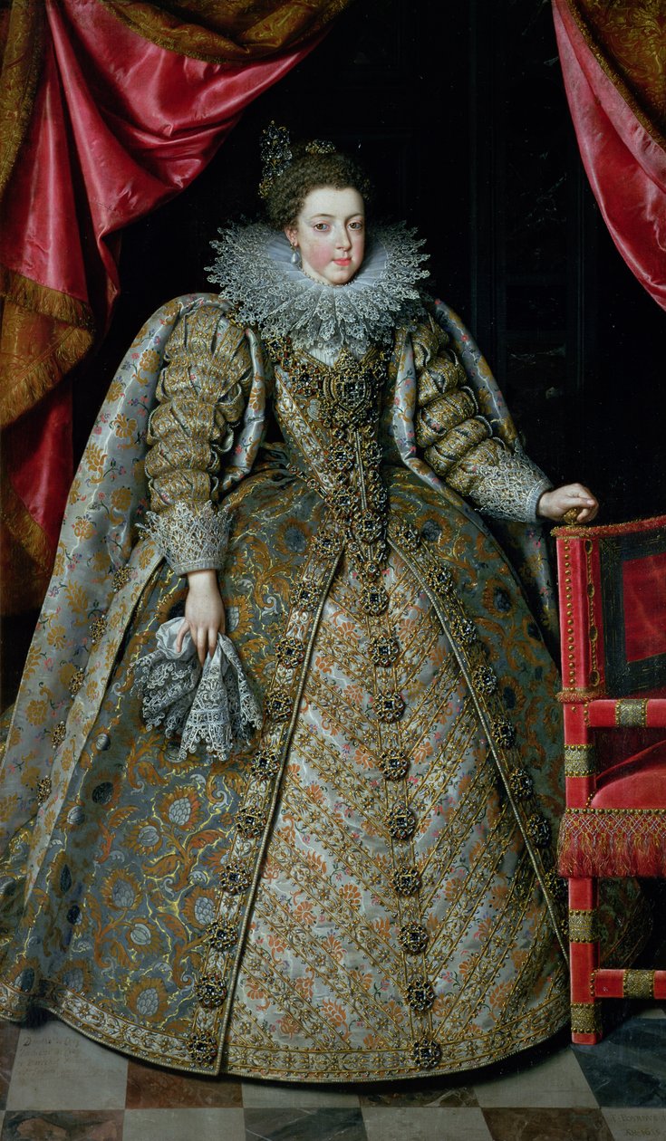 Portrett av Elisabeth av Frankrike (1602-44) 1615 av Frans Pourbus the Younger