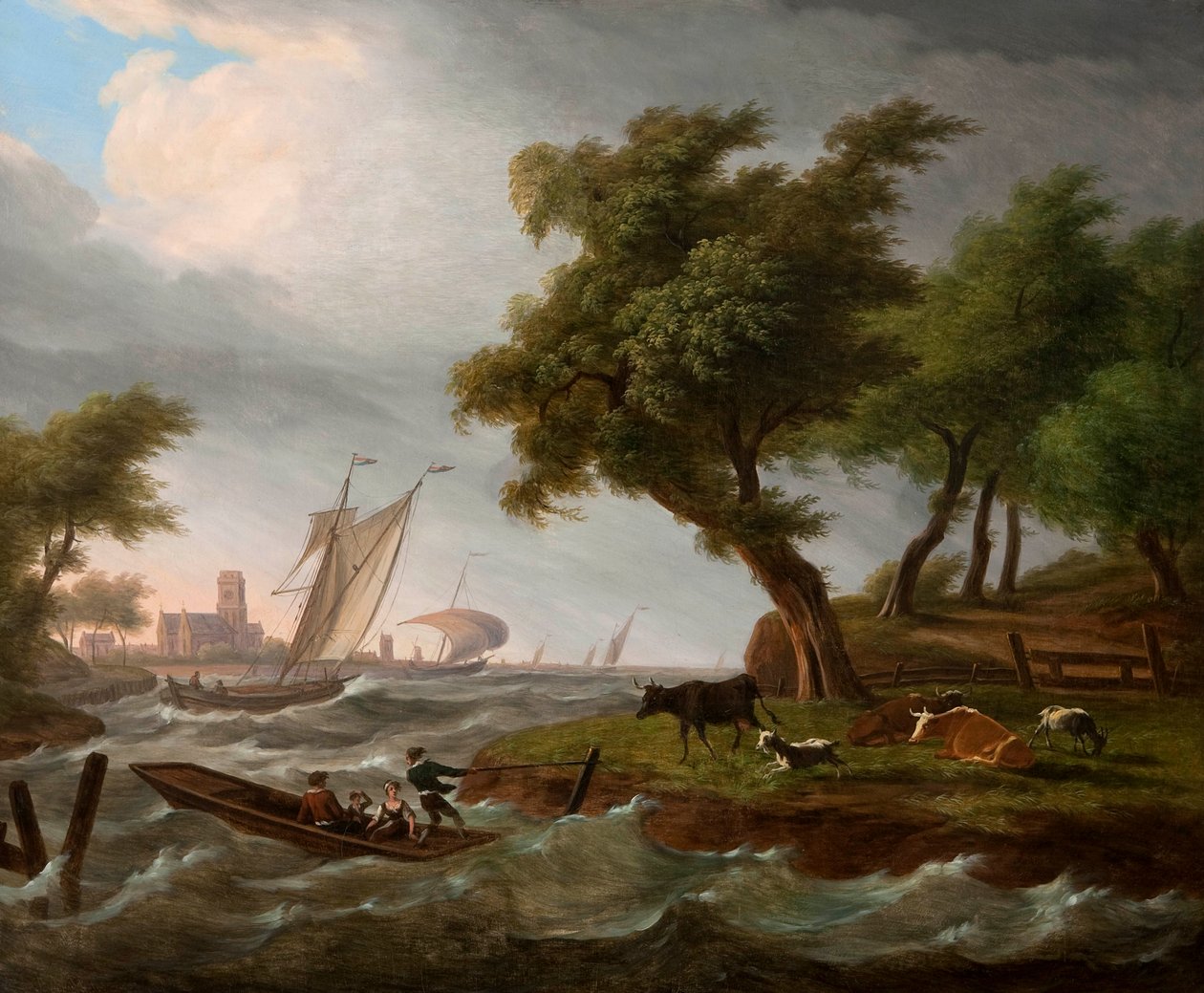 nederlandsk landskap av Frans Swagers