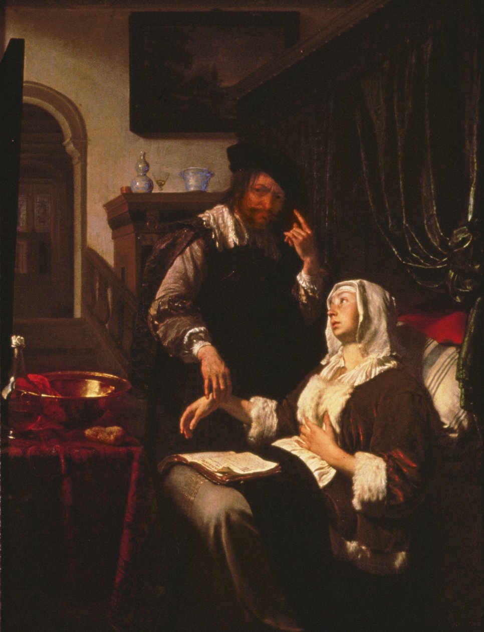 01316 Legebesøket av Frans van Mieris