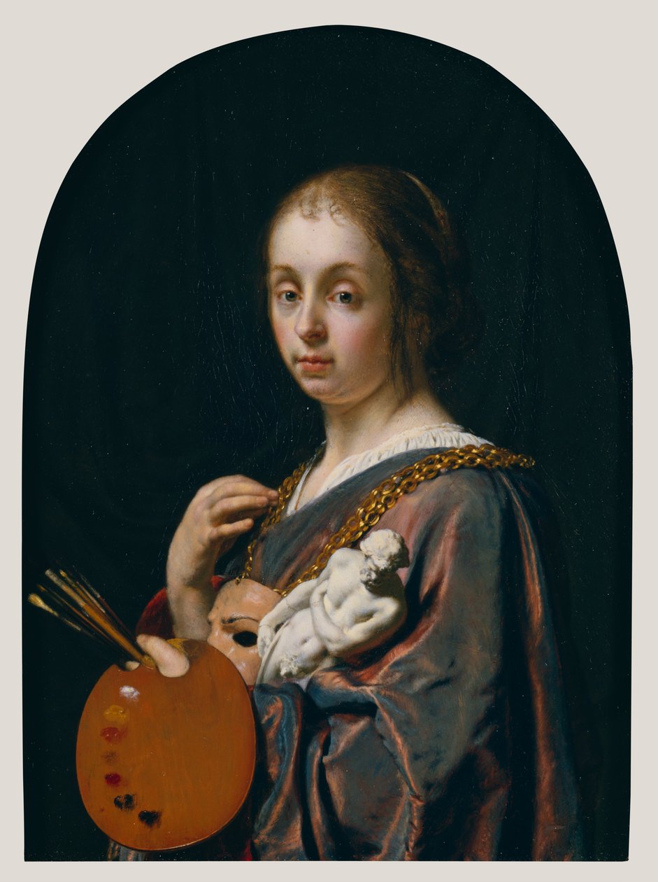 Pictura (An Allegory of Painting) av Frans van Mieris