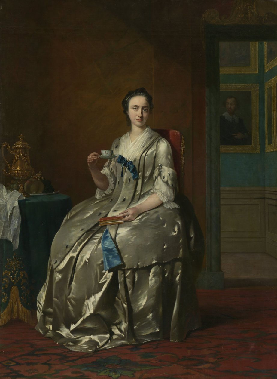 Portrett av Machteld Muilman, ca. 1745-7 av Frans van der Mijn