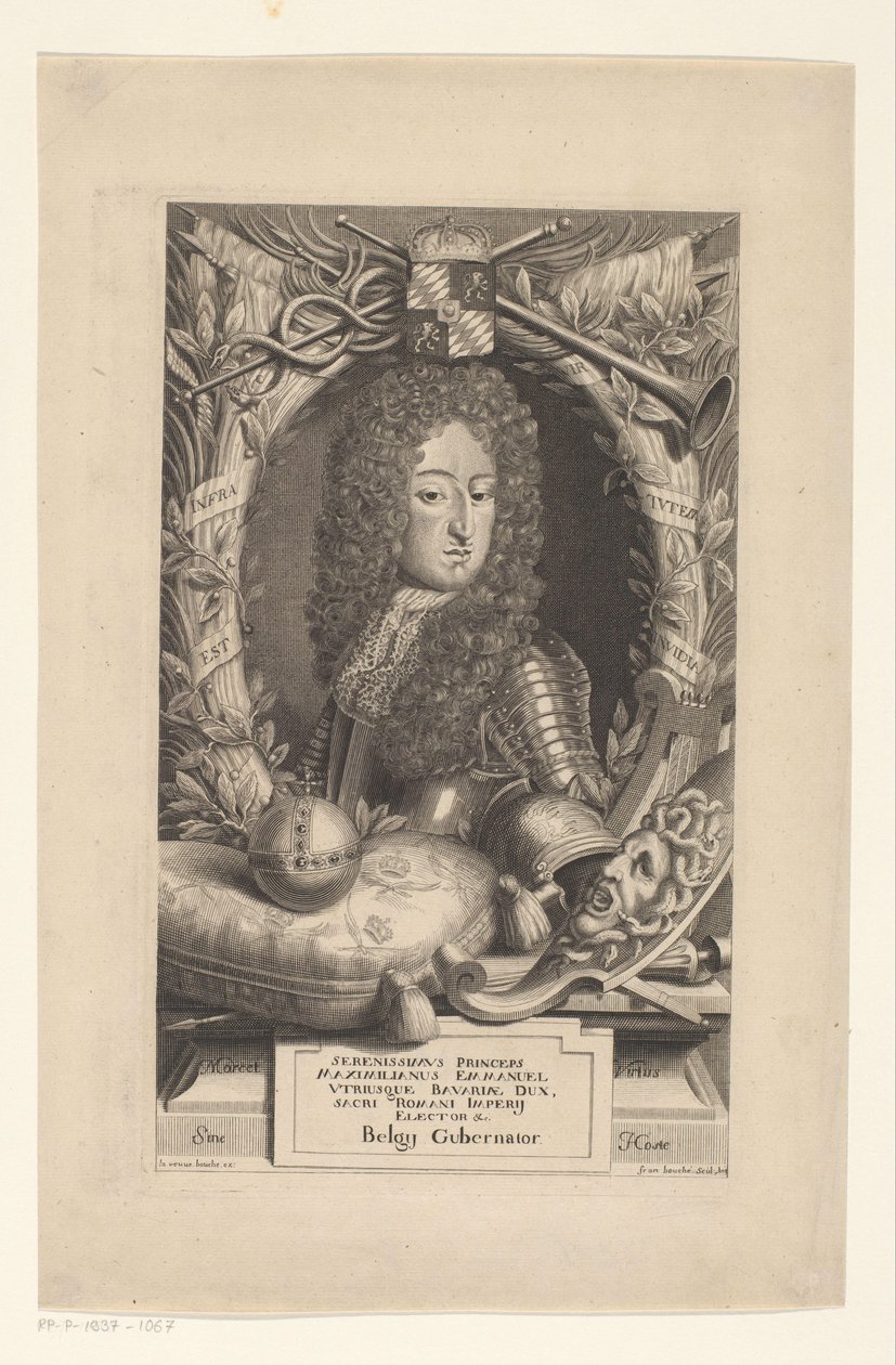 Portrett av Maximilian Emanuel Elector of Bayern av Frans Bouche