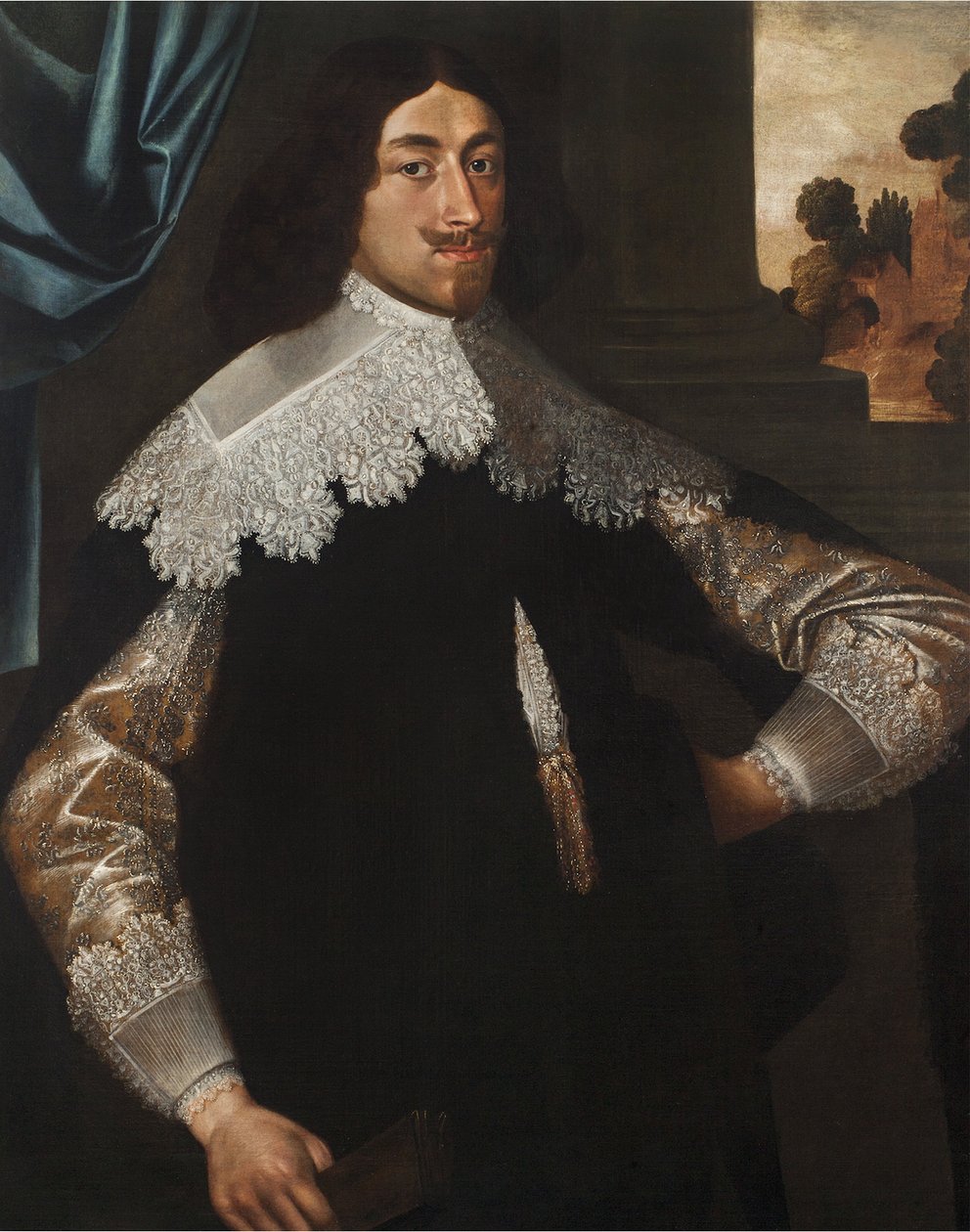 Portrett av Eugène de Berghes, greve av Grimbergen, 1641 (par 3114331) av Frans Denys