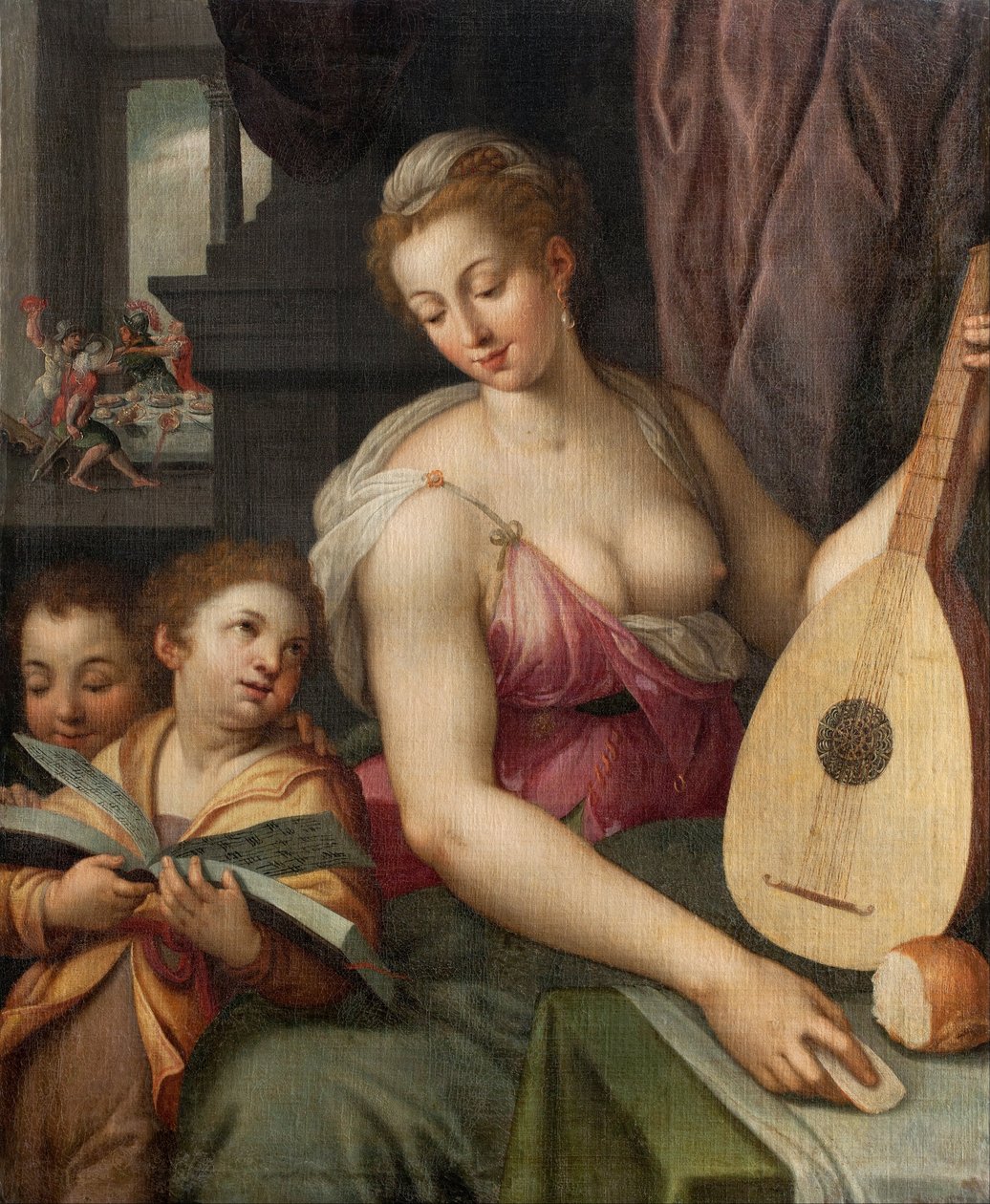 Allegori av musikk, ca. 1575 av Frans Floris