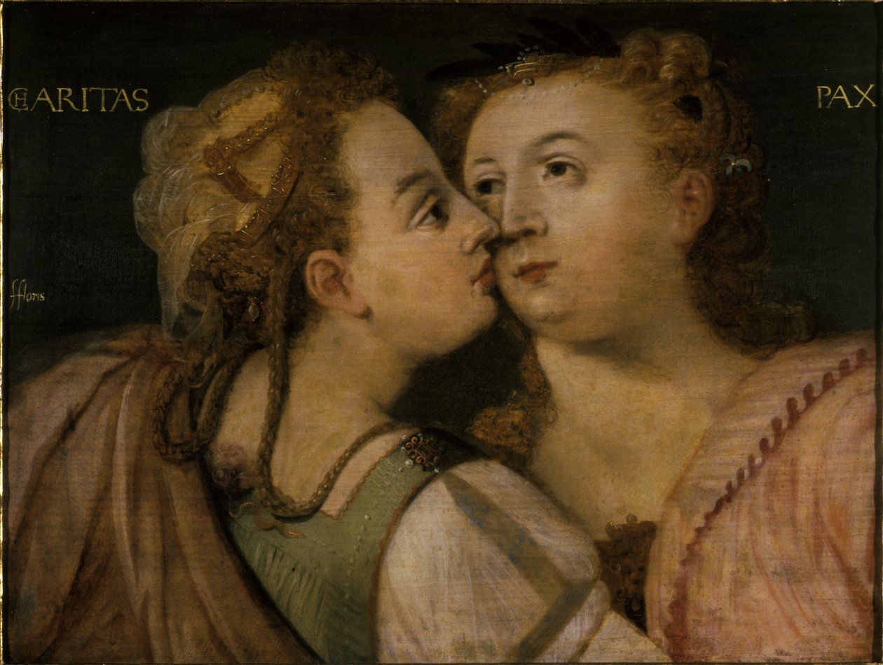 Veldedighet kysser Fred av Frans Floris