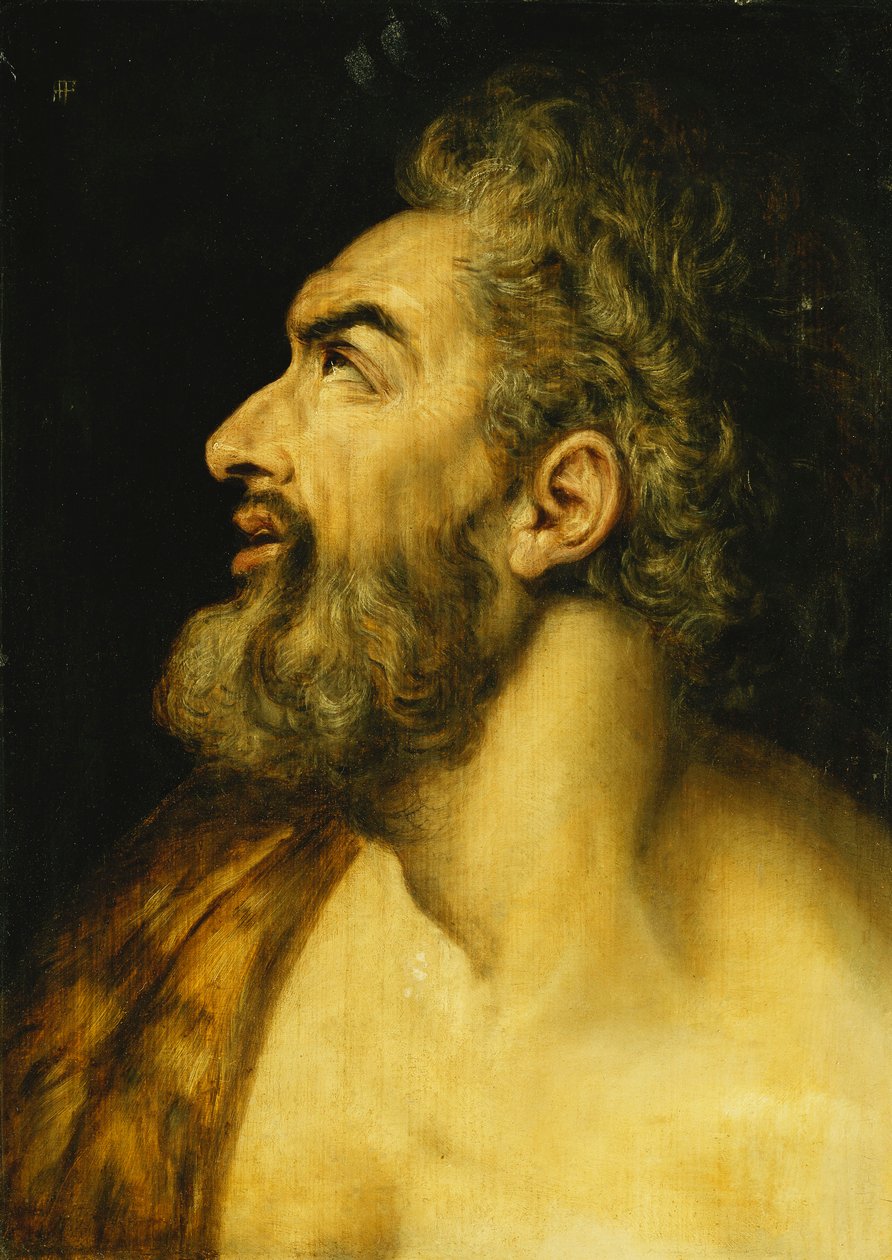 Hodet til døperen Johannes, av Frans Floris