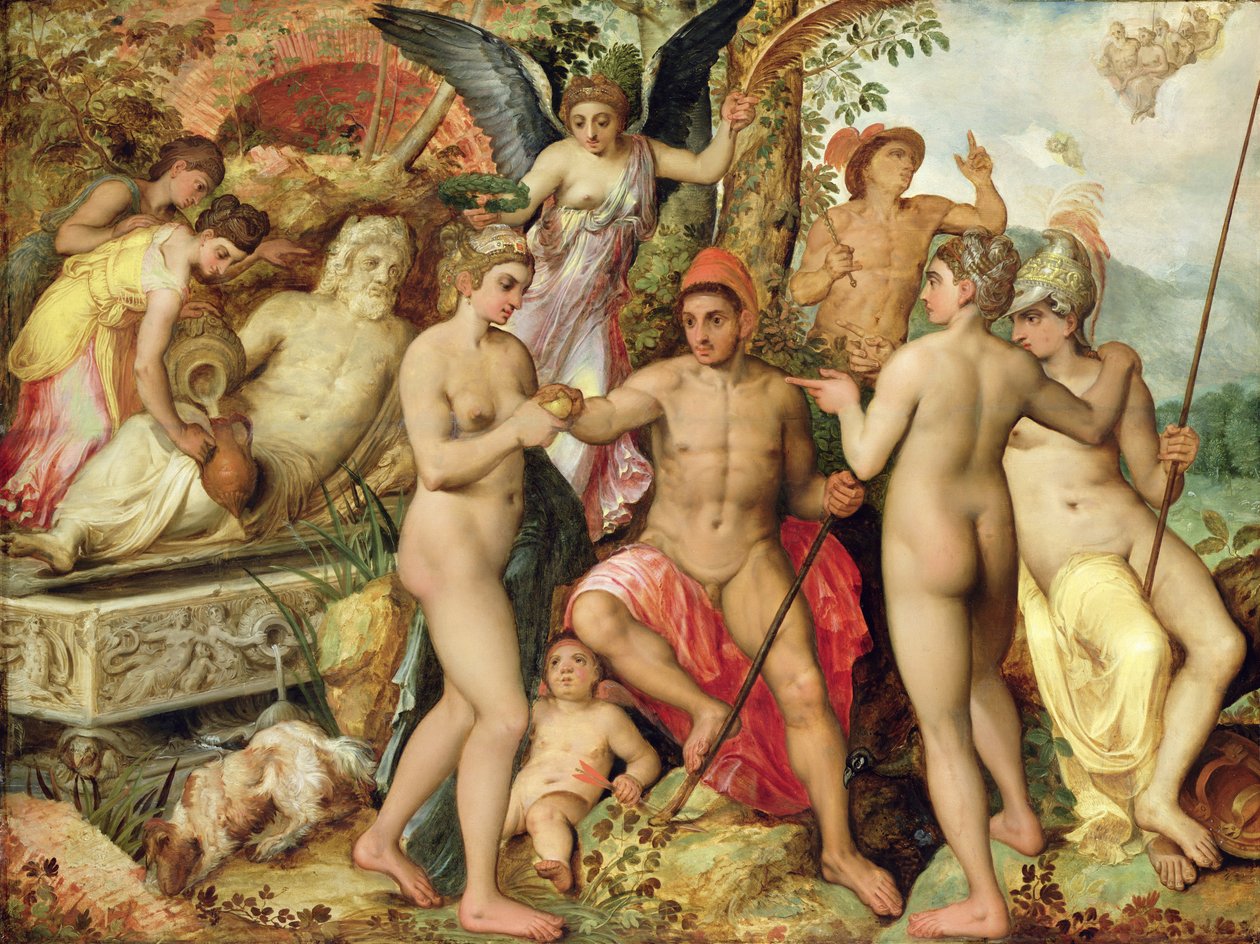 Dommen av Paris, 1548 av Frans Floris