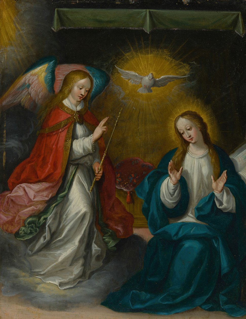 Bebudelsen, ca. 1620. av Frans Francken II