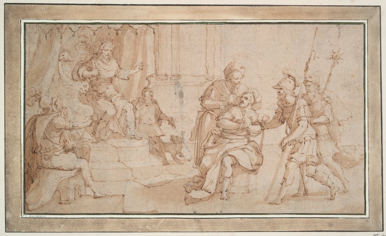 Blindingen av Zaleucus av Locri av Frans Francken the Younger
