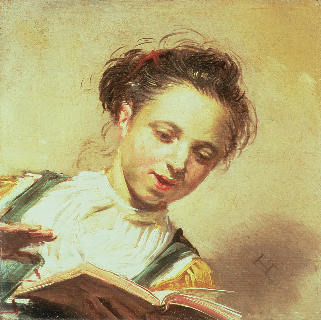 En jente som synger av Frans Hals