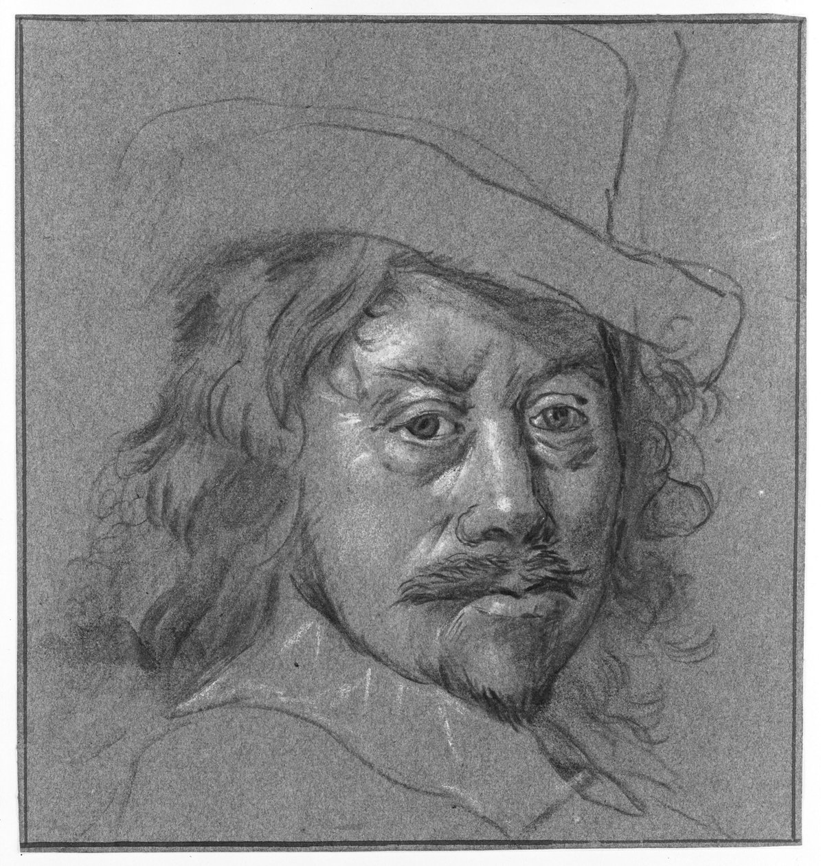 Portrett av Frans Hals av Frans Hals