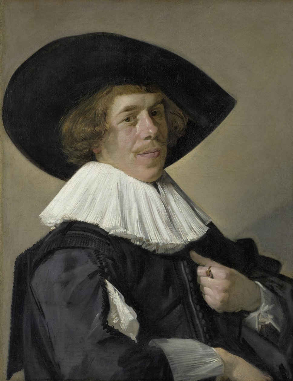 Portrett av Jan Miense Molenaer (?) av Frans Hals