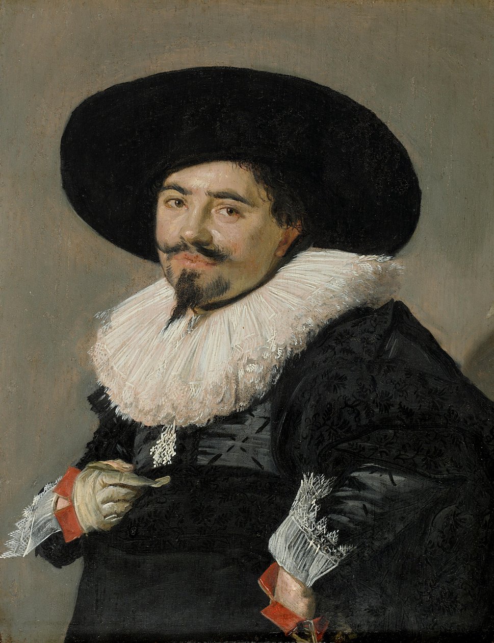 Portrett av en mann av Frans Hals