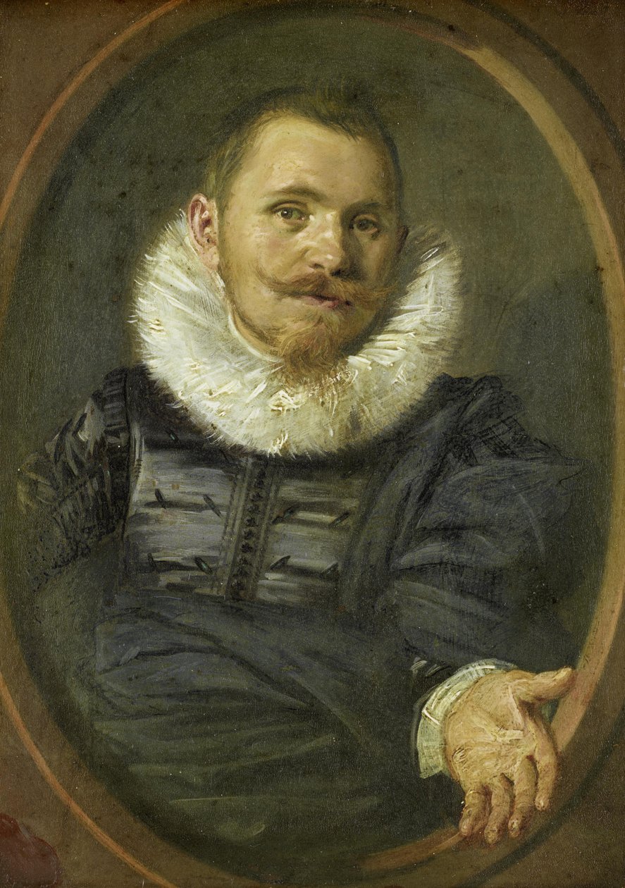 Portrett av en mann av Frans Hals