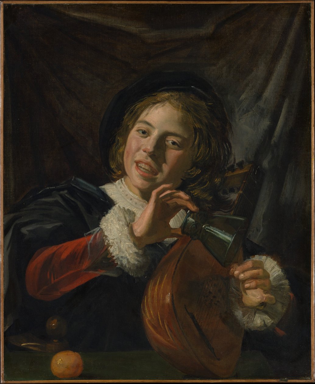 Gutt med lutt av Frans Hals