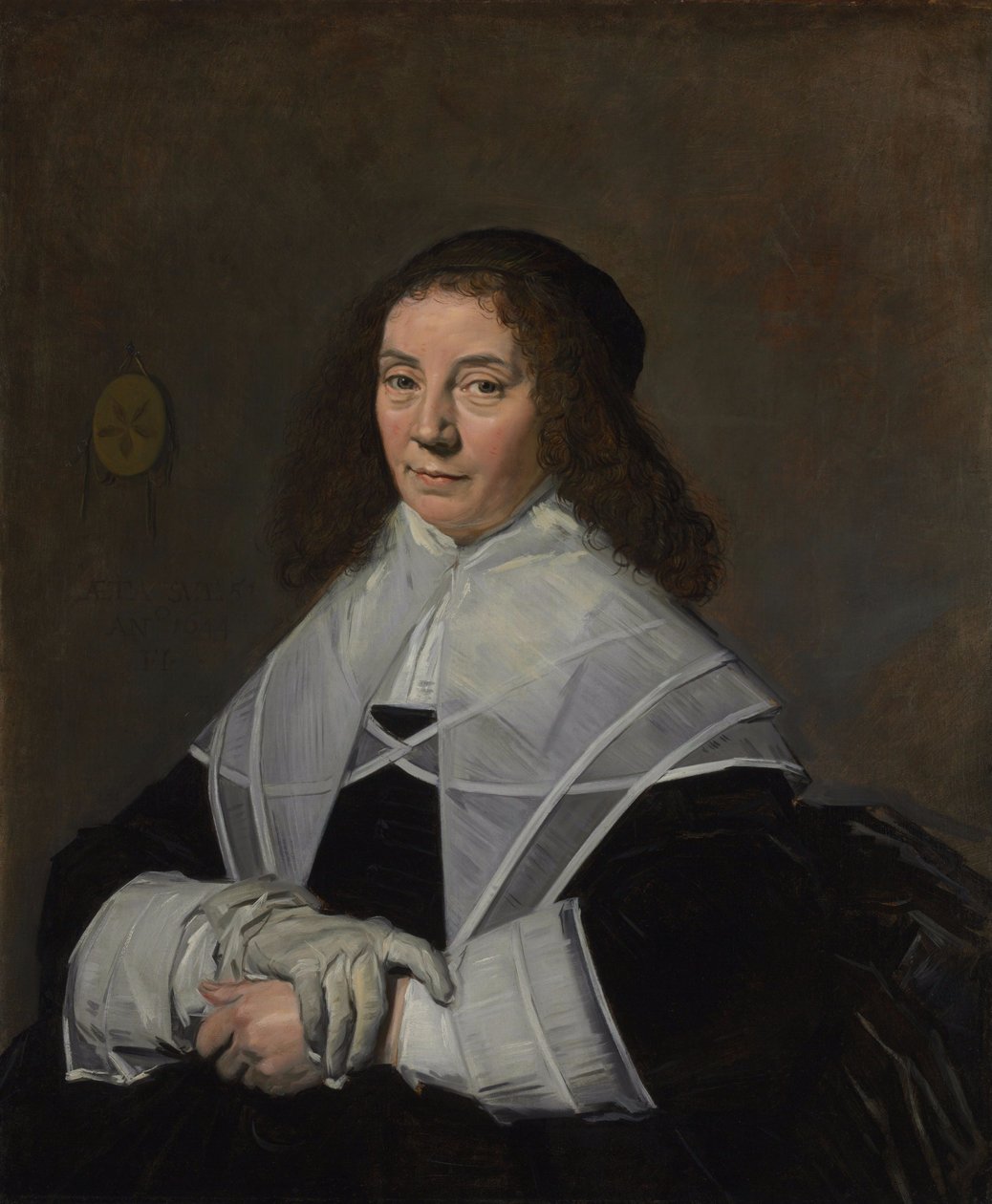 Nederlandsk: Portrett av Dorothea Berck (1593–1684) Portrett av Dorothea Berck av Frans Hals