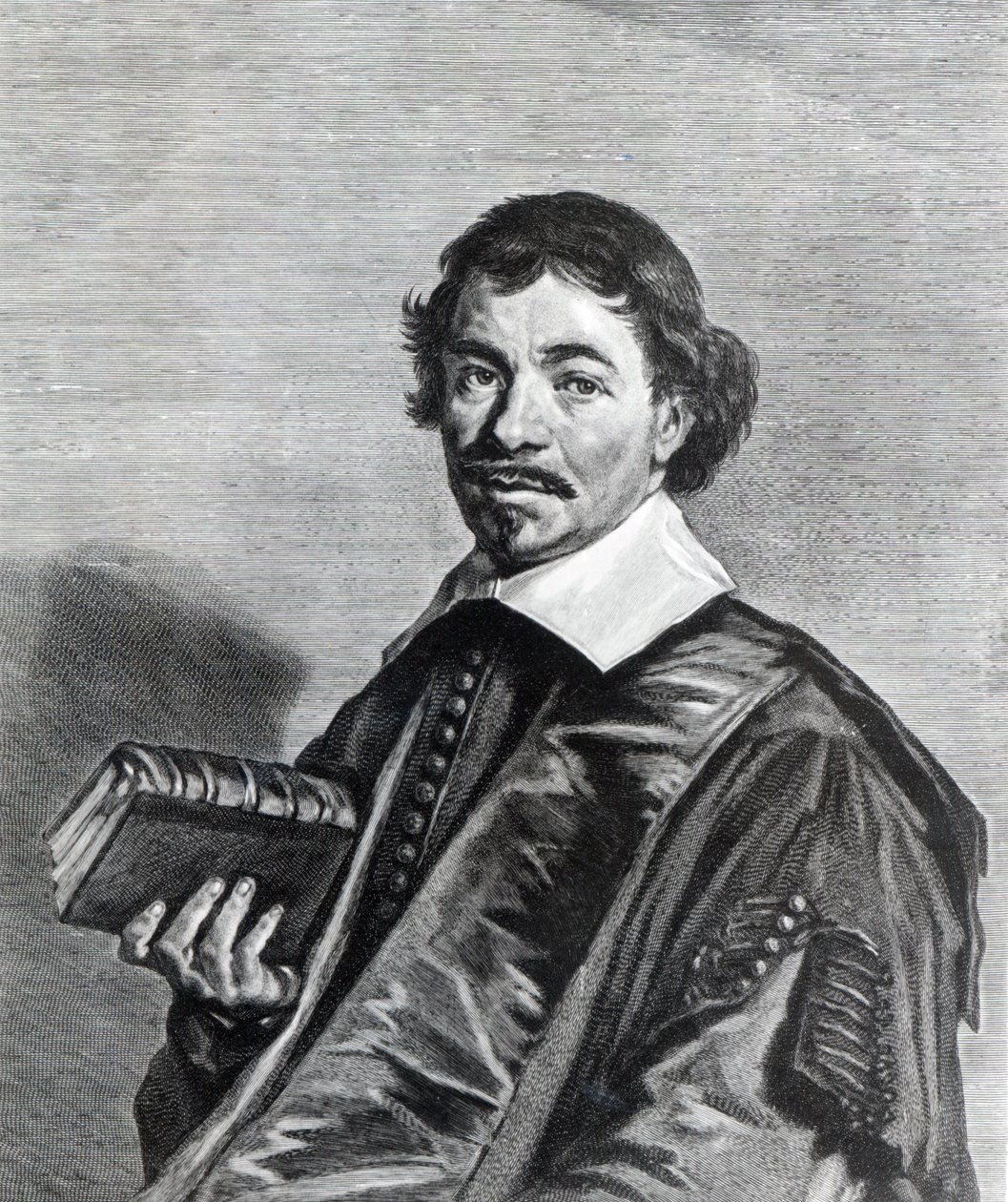 Johannes Hoornbeek, gravert av Jonas Suyderhoef av Frans Hals