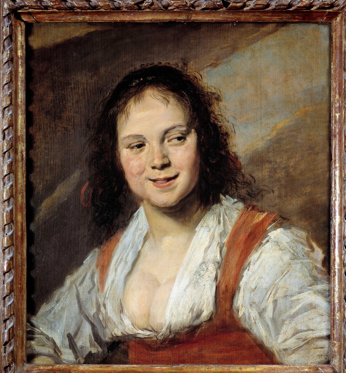 La Bohemienne Maleri av Frans Hals l