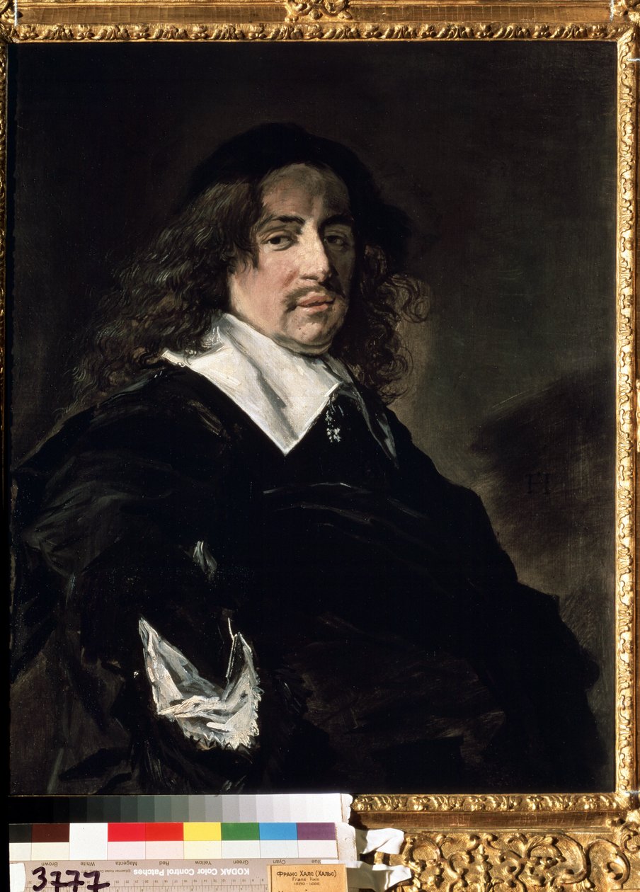 ""Portrett av en mann"" Dette er sannsynligvis en nederlandsk borgerlig. Maleri av Franz Hals (1581-1666) rundt 1660 Mål 84,5x67 cm Eremitagemuseet St. Petersburg av Frans Hals