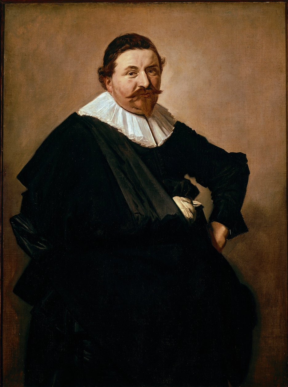 Portrett av Lucas de Clercq, belgisk kjøpmann av veveprodukter. Maleri av Frans Hals (1580-1666), ca 1627. Olje på lerret. Mål: 126,5x93cm. Amsterdam, Rijksmuseum av Frans Hals