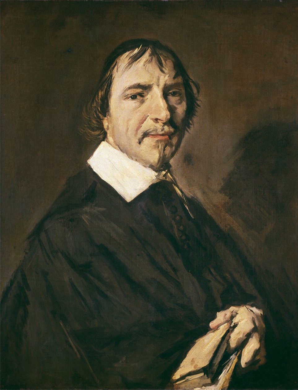 Portrett av pastor Herman Langélius, professor ved universitetet i Leiden, ca. 1660 av Frans Hals