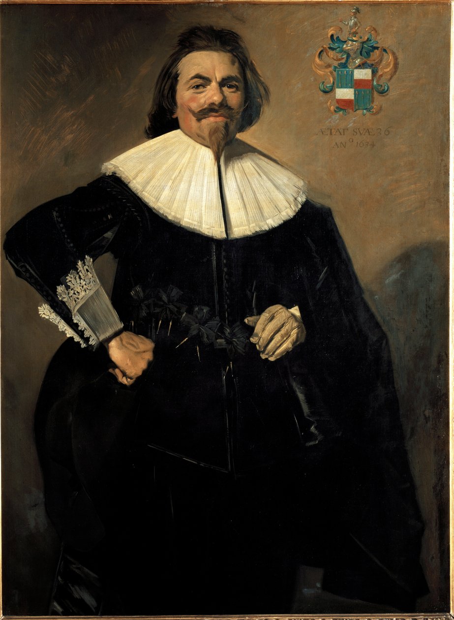 Portrett av Tieleman Roosterman, nederlandsk handelsmann (maleri av Frans Hals