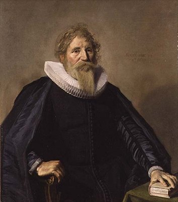 Portrett av en skjeggete mann av Frans Hals